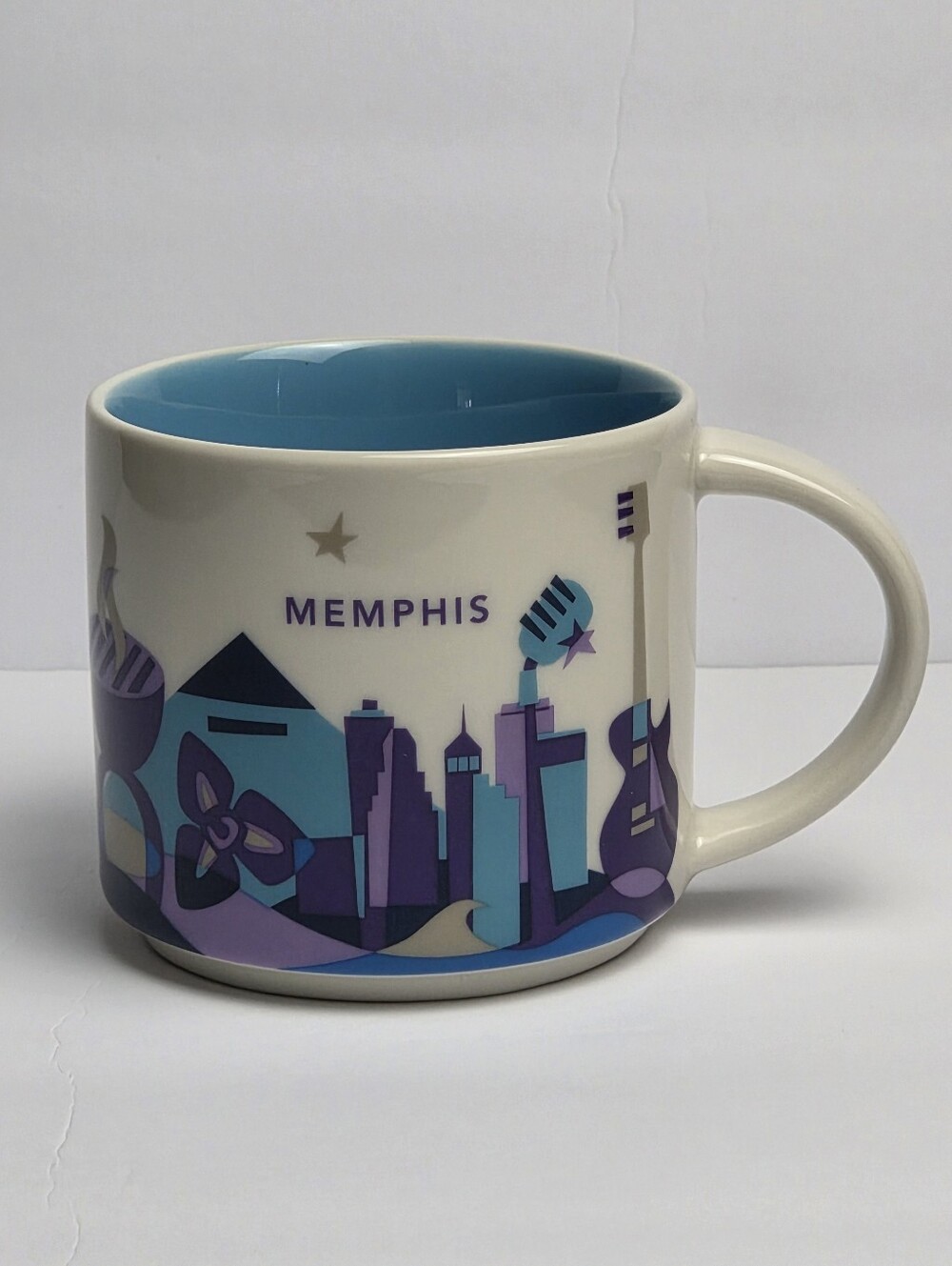 Starbucks Memphis 2015 You Are Here Collection 14 oz. Ceramic Mug